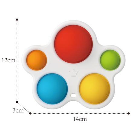 WOOPIE Zabawka Sensoryczna Gryzak Antystresowy  POP IT