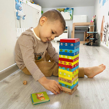 TOOKY TOY Gra Zręcznościowa Zwierzęta 80 el.