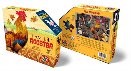 MADD CAPP,  Puzzle konturowe I AM Kogut - 100 elem.