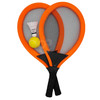 WOOPIE Duże Rakietki do Tenisa Badminton dla Dzieci Zestaw + Piłka Lotka