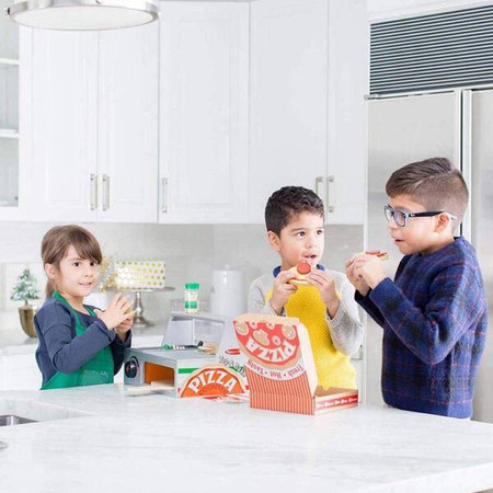 Top & Bake - drewniana lada i piec do robienia pizzy 34 el Melissa & Doug