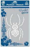 Szablon A4 21x30 cm Pająk Maori