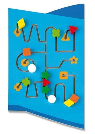 VIGA Drewniana Tablica Sensoryczna Manipulacyjna Samolot Certyfikat FSC Montessori