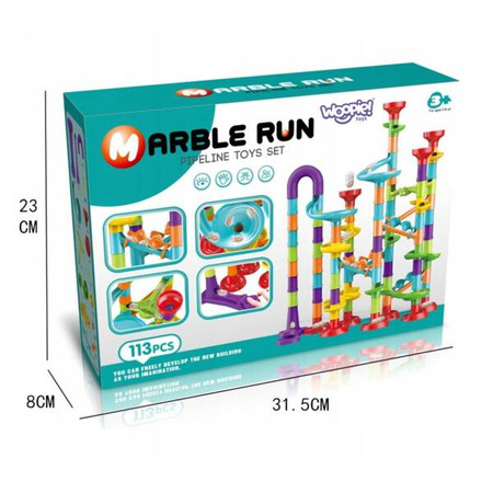 WOOPIE Kulodrom Tor Kulkowy Zestaw Spirala 113 el.