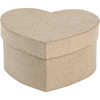 Pudełko z papier-mache Serce 11,5x11,5cm