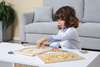 VIGA Drewniane Puzzle Montessori Kogut z Pinezkami