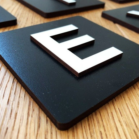 Samogłoski – Układanka Dwukolorowa