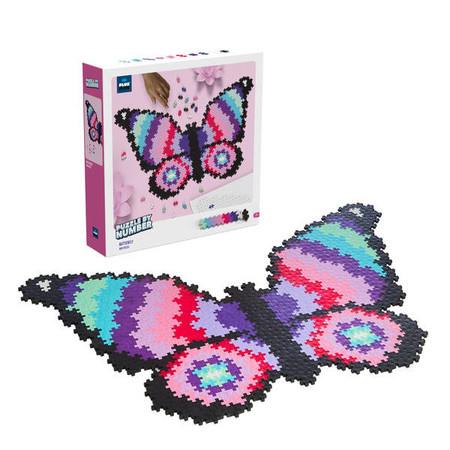 Plus-Plus Mini, Puzzle po numerach 800 szt - Motyl