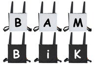 Gra słowna poduszki Literki zespołowa integracyjna zestaw 6 szt.