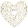 Serca ażurowe z papieru 18 szt.