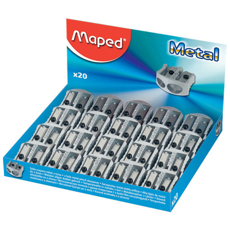 Temperówka metalowa Maped Classic 2 otwory