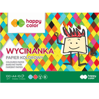 Paczka Papier kolorowy A4 Happy Color 10sztuk