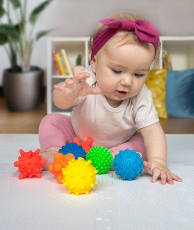 Piłki Sensorki Tullo - 8 piłeczek bez dziurek