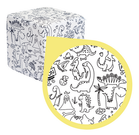 Kostka do kolorowania DINO