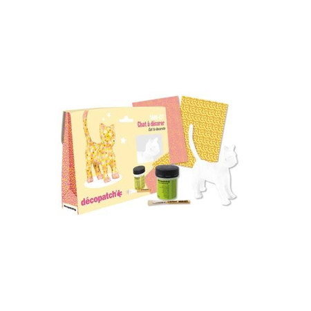 Mini Zestaw do decoupage Kotek