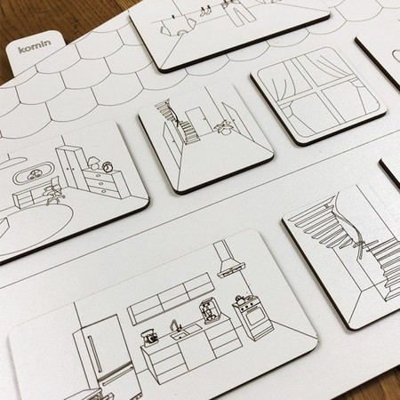 Układanka edukacyjna Dom