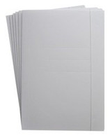 Teczka biała z gumką A4