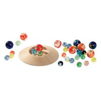 Szklaki Marbles - Szklane kulki z podstawą do grania i dekoracji