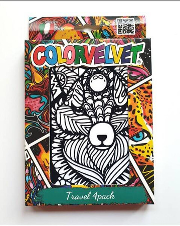 Welwetowy zestaw podróżny Zwierzęta