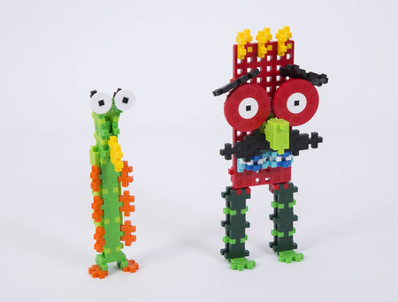 Plus-Plus, Mini Mix 240 szt. Stworki i Potworki  - Learn to build