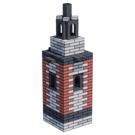 CLASSIC WORLD EDU Mega Klocki Cegły z pianki do budowania dachu