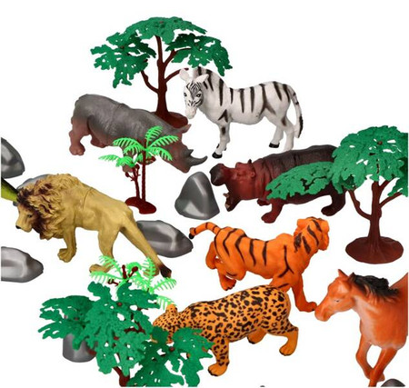 Mega Zestaw 60el. Faunica Animal Planet Dino/Safari/Ocean/Farma