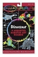 Zdrapywanka dla dzieci Dinozaury wydrapywanki z rysikiem Melissa & Doug 15917