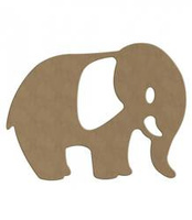 Dekoracja z MDF Słoń 25,5 cm