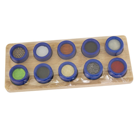 Sorter sensoryczny - Cylindry dotykowe - układanka zmysłów