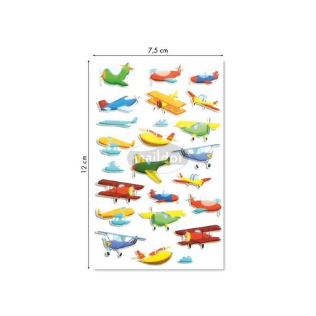 Naklejki 3D wypukłe Samoloty