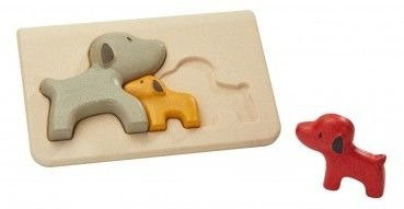 Pieski - Puzzle drewniane Plan Toys