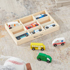 Drewniane autka pojazdy miejskie 9szt. Melissa and Doug 13170-MD