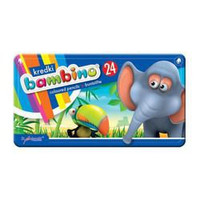 Kredki Bambino 24 kolory w metalowym pudełku