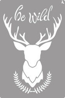 Szablon 30x20 cm Jeleń "be wild"