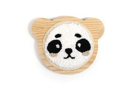 Zestaw Punch Needle Panda D: 15 cm