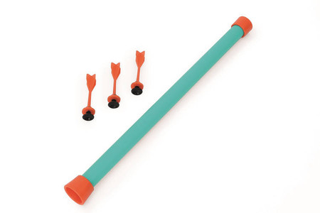 Scratch, Dmuchawka XL / 3 lotki przyssawki /  5 celów STWORKI