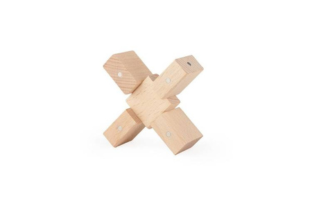 Klocki drewniane magnetyczne Kooglo Basic Natural 50 el.