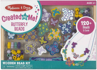 Zestaw drewnianych koralików Motylki Melissa&Doug