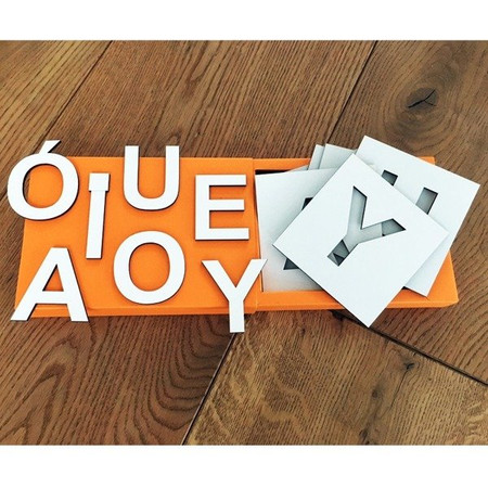 Samogłoski Układanka