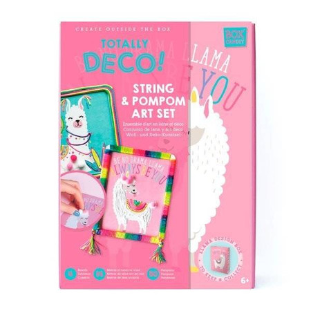 Box Candiy, zestaw artystyczny Lama i pompony