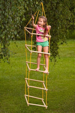 Wieża sznurkowa - drabinka do wspinania