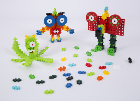 Plus-Plus, Mini Mix 240 szt. Stworki i Potworki  - Learn to build