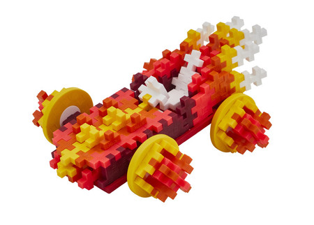 Plus-Plus GO!, Mini Tuba - 200 szt Fire car