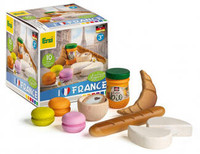 Francuski posiłek zestaw do zabawy w gotowanie 10 elementów Erzi 28146