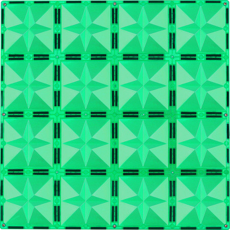 COBLO, magnetyczne klocki konstrukcyjne 2 płyty 30 x 30 cm ziel/nieb