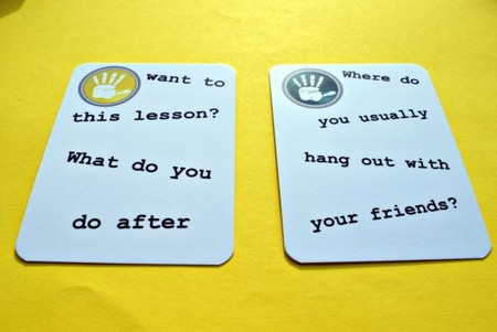 Fun Card English My Next 50 Questions