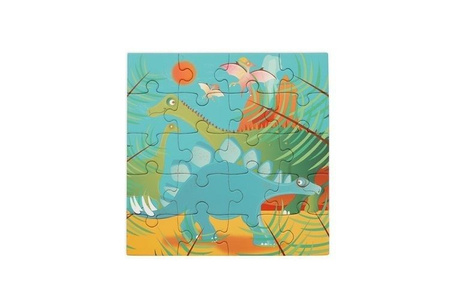 Scratch, Puzzle magnetyczne - książka podróżna Dino 2 obrazki 40 elem.