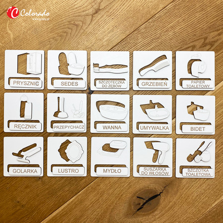 Układanka Tematyczna– Łazienka