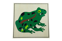 Moyo Montessori | Puzzle ze zwierzętami - żaba BIO0182_JS-B009