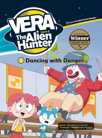 Komiks dla dzieci po angielsku Vera The Alien Hunter Level 2 Część 2